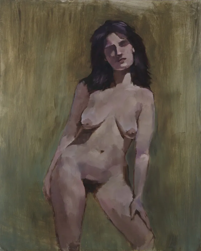 Chelsea Classical Model III, oil painting by Christy Young